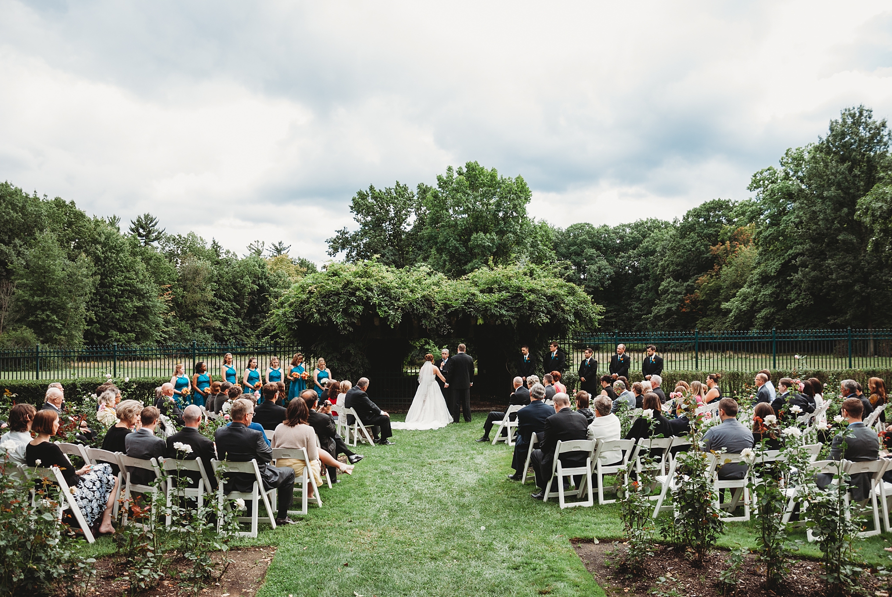 Mooreland Mansion wedding in the summer